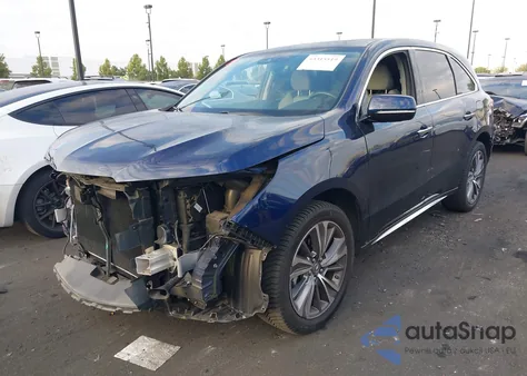 2018 Acura Mdx Technology Package Acurawatch Plus Pkg из США, поврежденный, VIN 5J8YD3H52JL009132